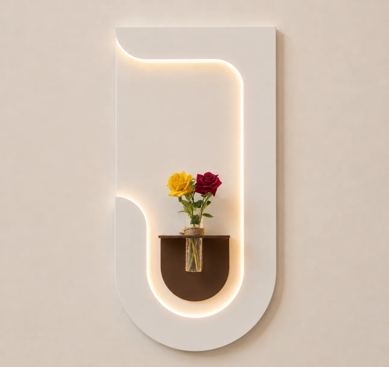 The Lumen Drift curated LED wall art